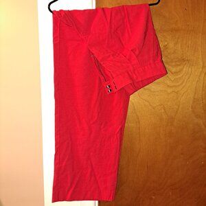 wide leg RED pants